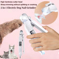 ClearCut 2-in-1 pet nail trimmer with LED quick detection