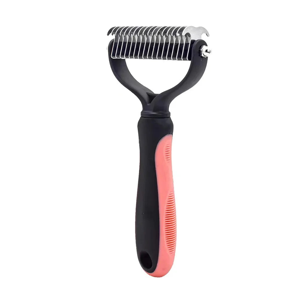 CoatCare deshedding brush stainless blade detail