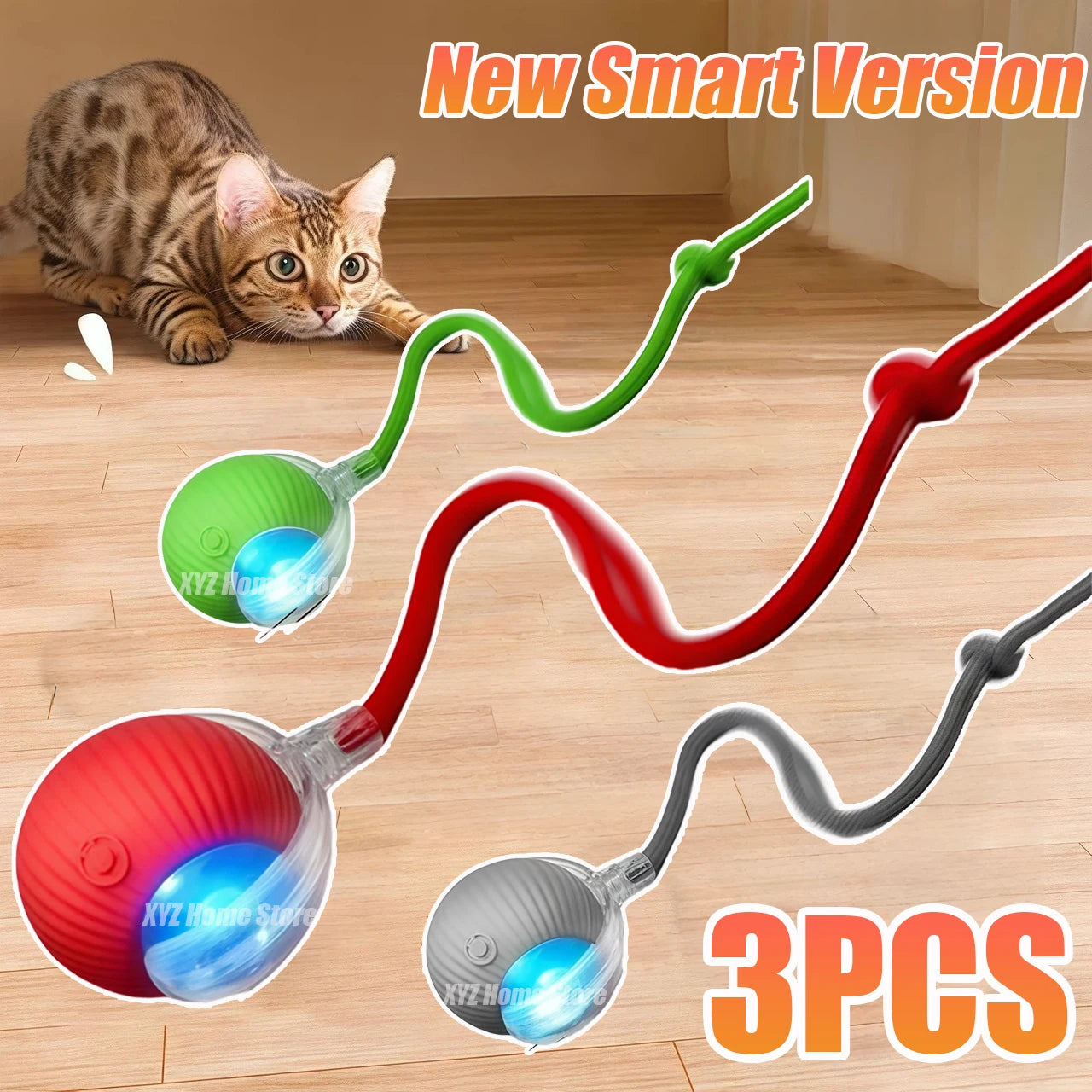 Zoomie automatic self-moving cat ball toy