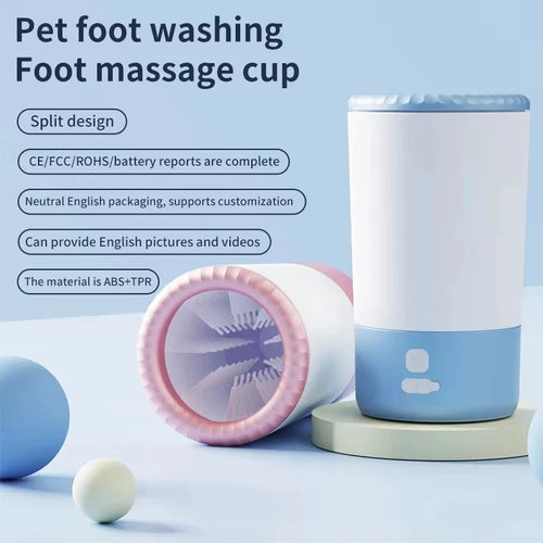 AutoWash electric paw washer with motorised bristles