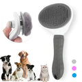 FurRelease self-cleaning slicker brush for pets
