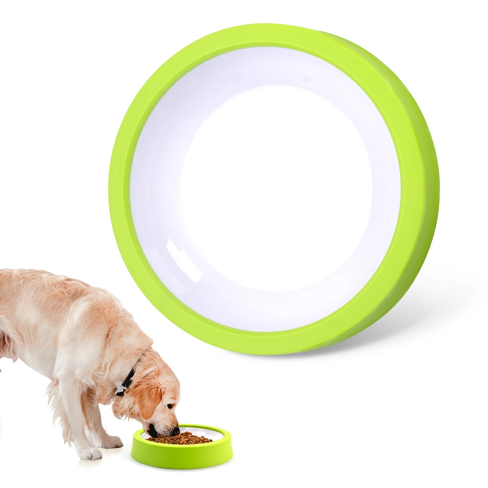 HappyBowl slow feeder in use with a dog