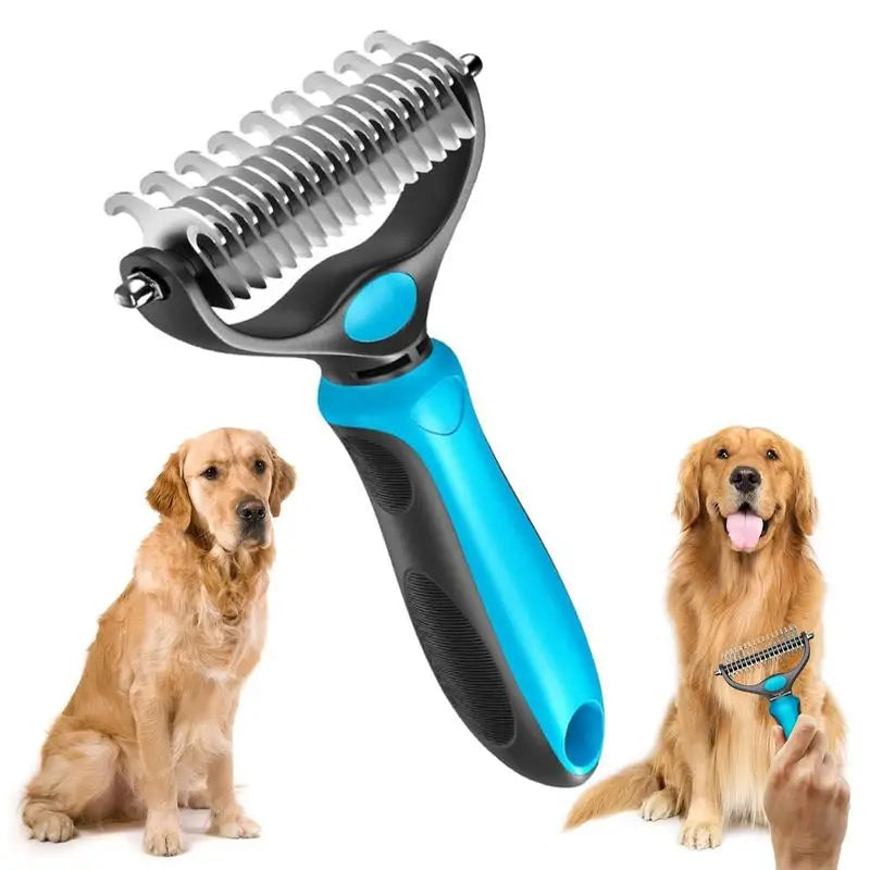 GroomPro two-sided dematting comb for dogs and cats