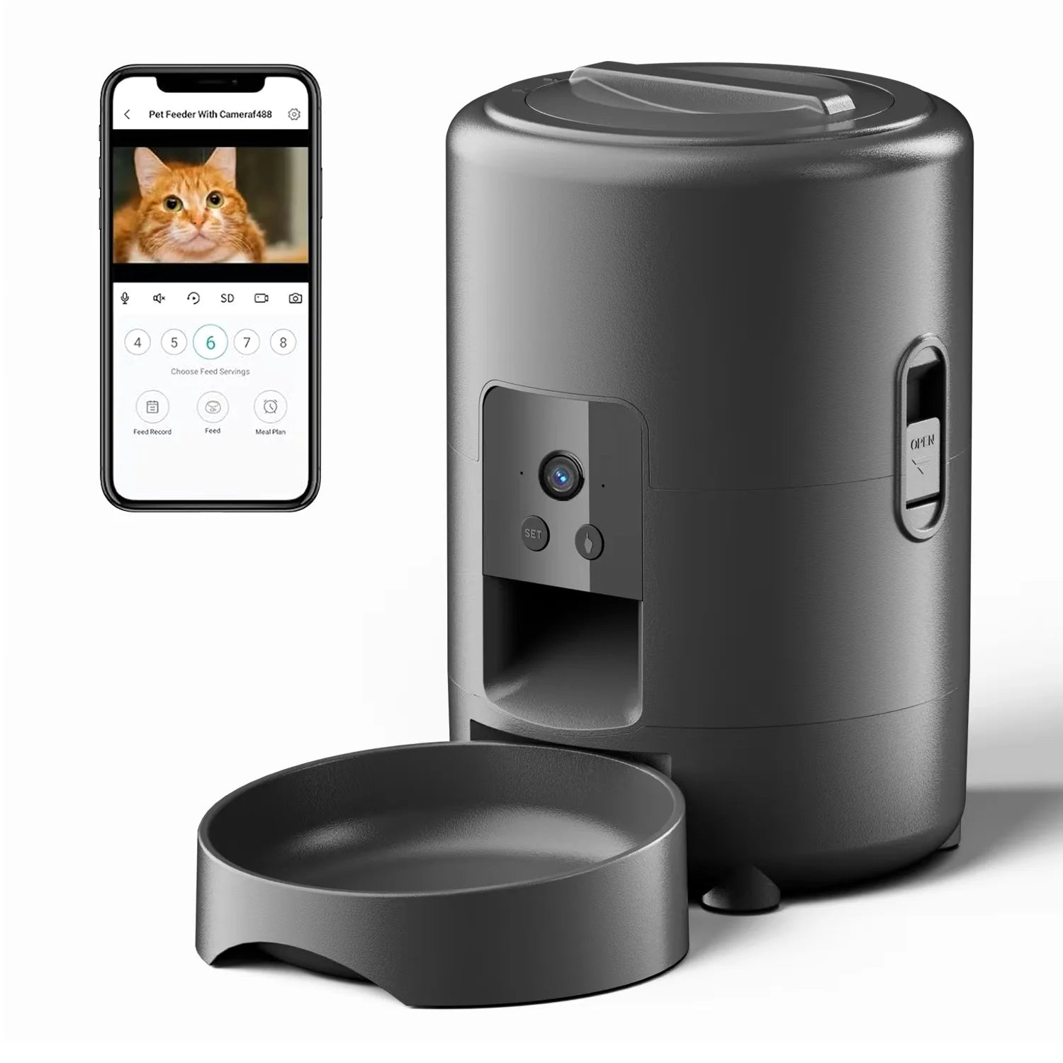 SmartServe sealed food hopper