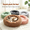 SnuggleSoft faux fur pet bed for cats and small dogs
